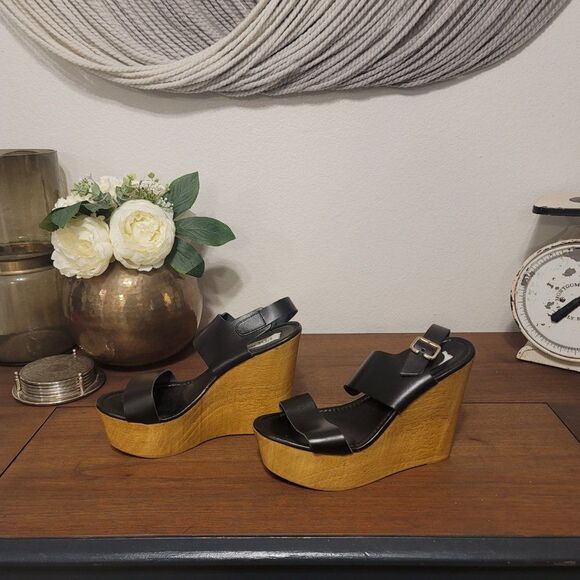 Steve Madden Baasil Wedge Heels Sz 39 (US-8.5) - Picture 3 of 9